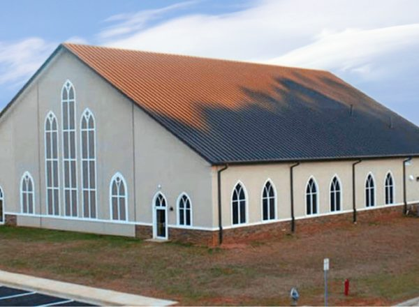 Popular Gable Frame Metal Church Buildings Modern Metal Structure Steel Building
