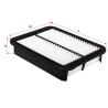 Buy cheap Toyota Corolla Air Filter Car Replacement , Reusable Auto Air Filter from wholesalers
