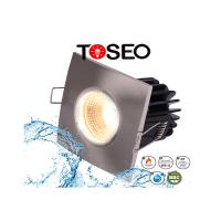 Buy cheap Dimmable Fire Rated DownLights , Black Square LED Ceiling Lights product