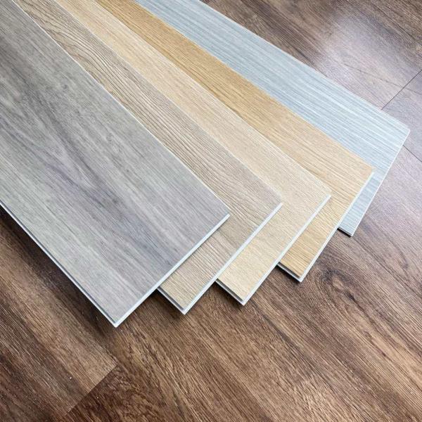Eco-friendly Material fireproof wooden tiles floor click pvc vinyl floor spc