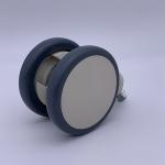 5 Inch Twin Polyurethane Caster Wheels For Trolley Medical Equipment