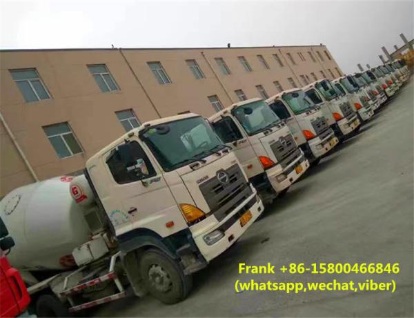Buy cheap Durable Hino Concrete Mixer Truck Manual Transmission 12000 Kg Machine Weight from wholesalers