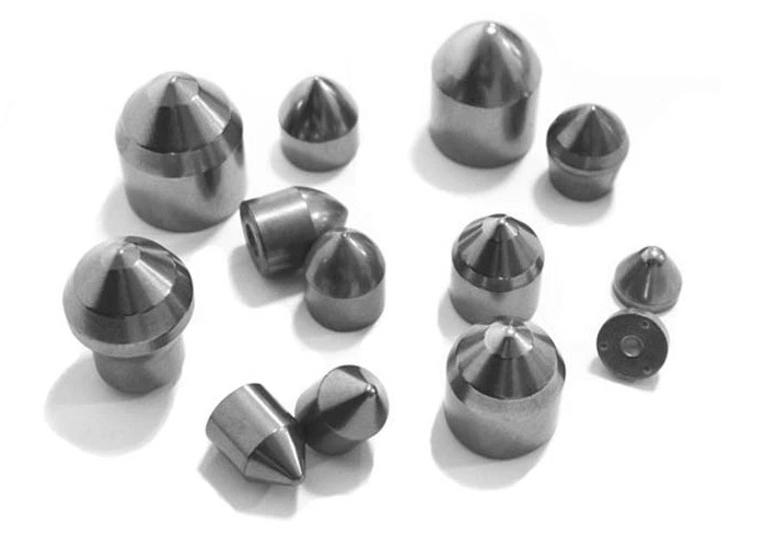 Wear Resistance Carbide Rock Teeth , Tungsten Carbide Studs Various Shape
