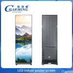 High Resolution Indoor Poster Advertising Led Screen Large Stand Digital