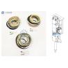 Buy cheap Excavator Seal Kit EC EC240 Bucket Cylinder Set of Seals Excavator Spare Parts from wholesalers