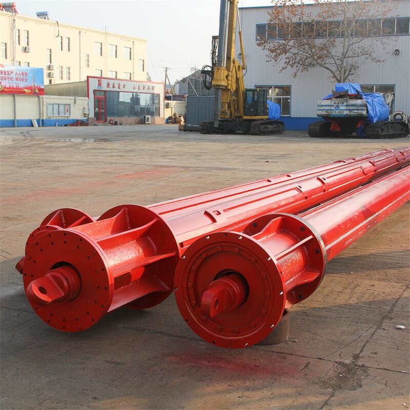 Combined Interlocking Kelly Bar OD530 /4/19m For Rotary Piling Rig SR365RC Bore Hole Hard Rock Layer