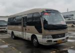 Gasoline 23 Seater Coach Tour Bus Toyota Coaster 20 Seater