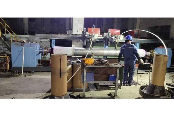 Buy cheap 1200mm 750A 0.3r min Mills Roller Hardfacing Machine from wholesalers
