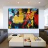 Buy cheap Abstract Acrylic Painting The Fire / Contemporary Canvas Wall Art Framed On Canvas from wholesalers