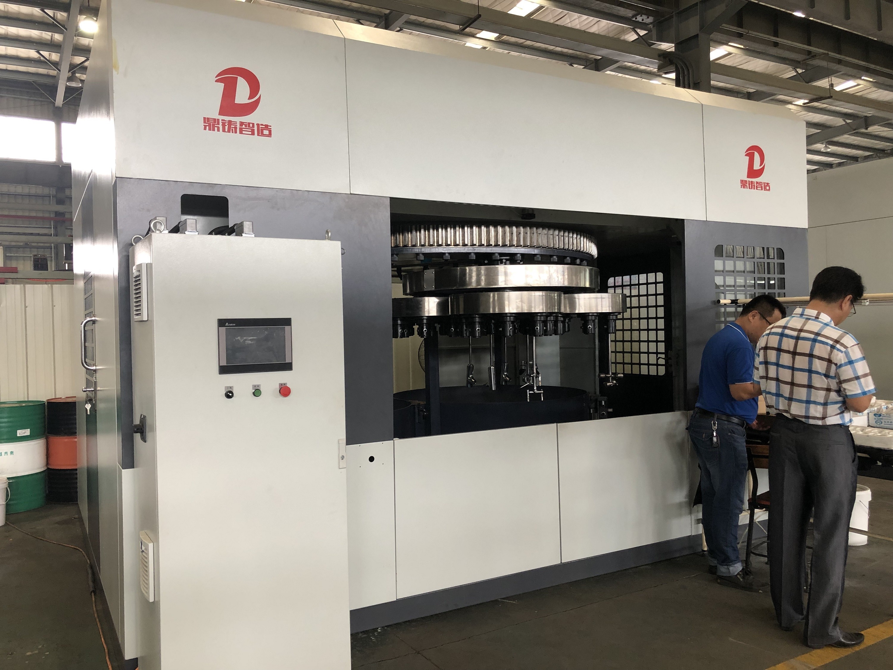 Brass Tube Metal Parts 6 Axis Automatic Polishing Machine Grinding