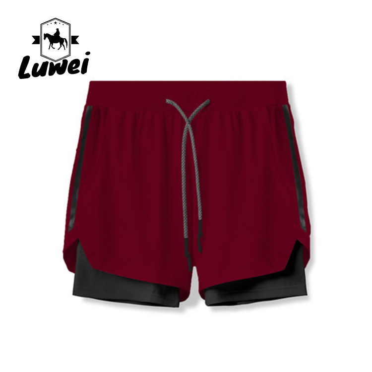 Men Gym Workout Shorts Jogger Basketball Sports Running With Pockets