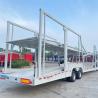 Buy cheap 12 Tires European 3 Axle Double-Deck Hydraulic Lifting Truck SUV Carcarrier Semi-Trailer from wholesalers