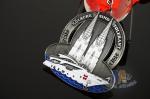 Germany Carnival Gifts Metal Awards And Medals 3D Effect With Glitter Colors