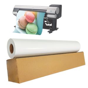 Buy cheap 240gsm 44 Inch RC Glossy Photo Paper Resin Coated Double Sided product