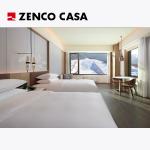 Modern Style Hotel Twin Bedroom Furniture Set Size 1800*1500*320mm