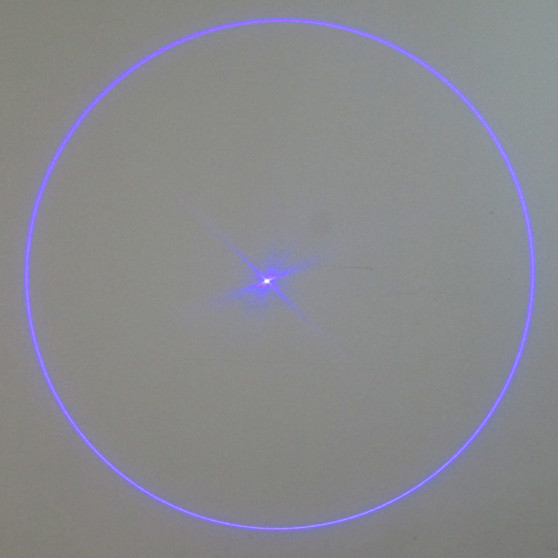 Center Point Visible Light DOE Laser Module 450nm Continuous Type