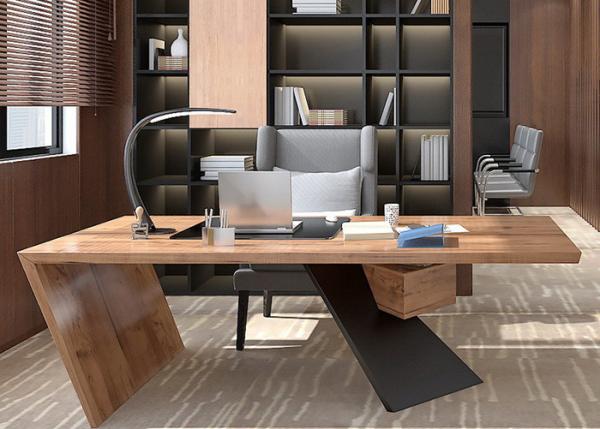Buy cheap Classic Manager Office Furniture / Wood Office Desk For Senior Executives Office from wholesalers