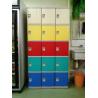 Buy cheap Swimming Pool Plastic School Lockers 5 Tier Red / Yellow / Bule Door For Storage from wholesalers