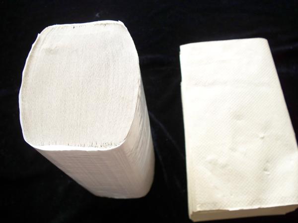 Buy cheap 1 Ply 40 gsm Virgin Wooden Pulp V Fold disposable bathroom hand towels from wholesalers