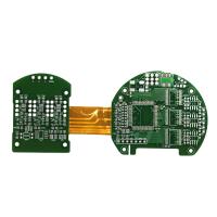Buy cheap UL Green Soldermask 4 Layer ENIG Lead Free Flex Rigid PCB product