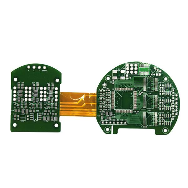 Buy cheap UL Green Soldermask 4 Layer ENIG Lead Free Flex Rigid PCB from wholesalers