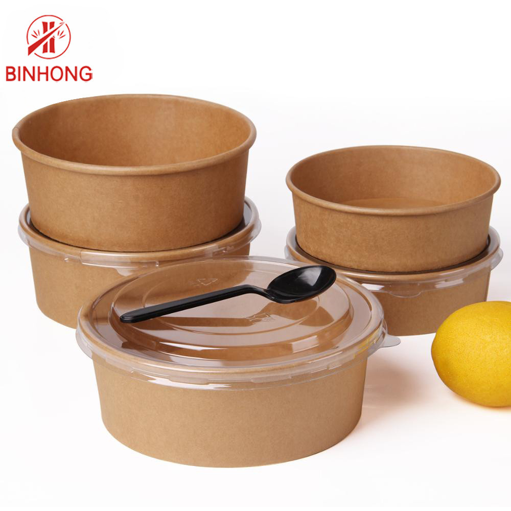 100% Eco Friendly Take Away 1000ml Disposable Paper Containers