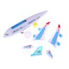 Buy cheap DIY Assembly Airbus Aircraft Autopilot Flash Sound Musical Lighting Toys Electric Airplane Toy For Children Kids from wholesalers