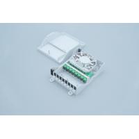 Buy cheap FTTH 12mm Cable Fiber Optic Termination Box 1x8 PLC Splitter For CATV product