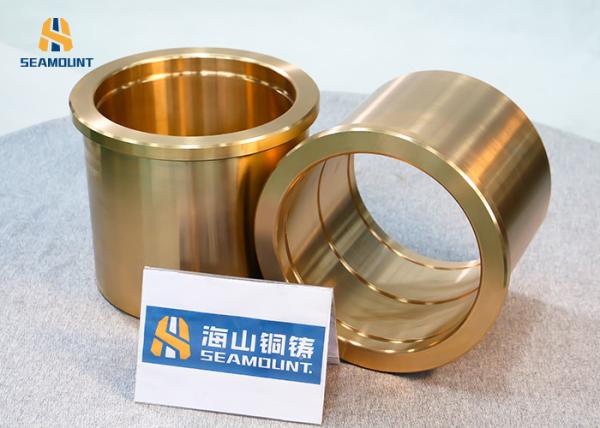 Buy cheap Non Standard Copper Bushing Customized Large Flanged Bronze Bushings from wholesalers