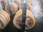 30KG - 150KG 660 Series Large Diameter Rope Pulley Stringing Block Mc Nylon