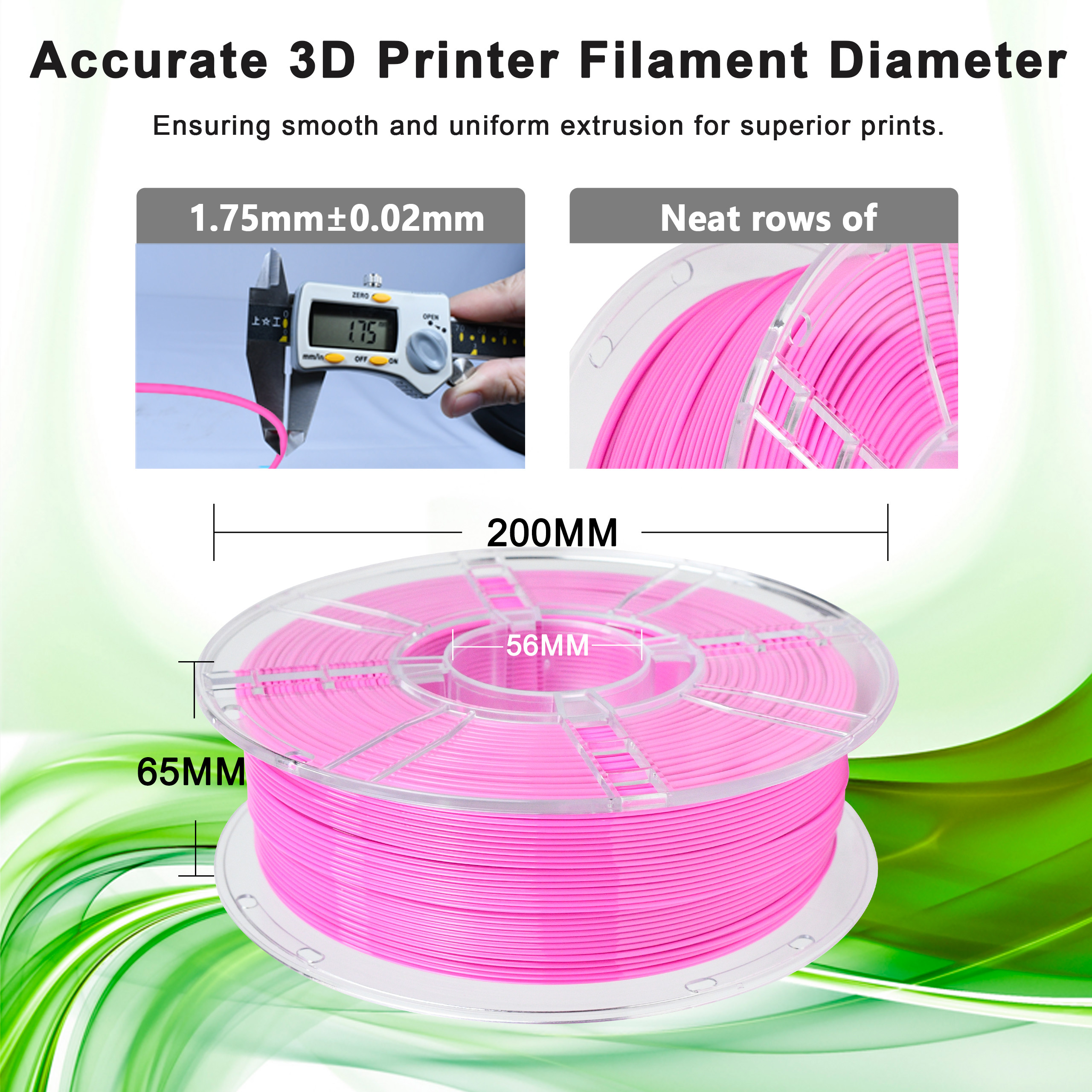iBOSS High Strength 1000g Diameter 1.75mm Rose Pink PETG Filament 3D Printing Filament