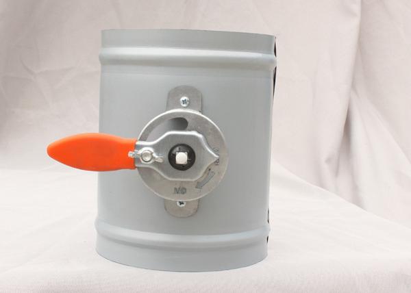 Buy cheap Manual Galvanized Steel Flat Hvac Duct Zone Dampers With Rubber Handle Gloves from wholesalers