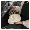 Buy cheap 2024 NEW RETRO FAIRY SOLID COLOR SMALL BAG WHITE HAND PEARL BAG WOMEN'S NET YARN INS SIMPLE CROSSBODY BAG from wholesalers