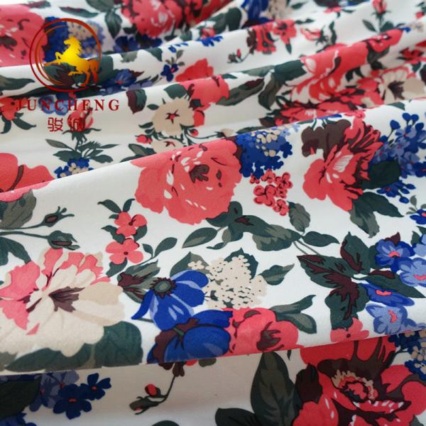 Buy cheap Flower Design Printed Knitted Sofa Fabric Velvet Wholesale from wholesalers