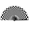 Buy cheap Women Men Bamboo And Nylon Cloth Folding Hand Fan Festival For Party from wholesalers
