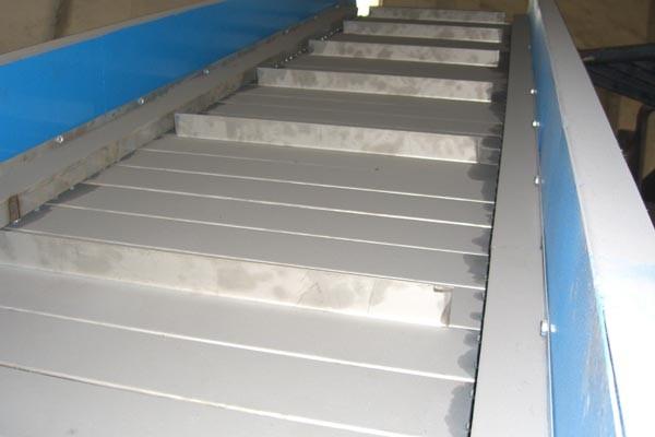Buy cheap SS wire mesh belts slat band conveyor belts Open top belts Flat top for frozen industry from wholesalers
