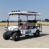 Buy cheap 6 Seater Golf Cart Logo Printing Customized Adult Rechargeable Tourist Sightseeing Car from wholesalers