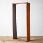 Custom Outdoor Rectangular Log Holder Corten Steel Firewood Storage Rack