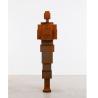 Buy cheap Industrial Rusted Steel Human Silhouette Sculpture Geometric Outdoor Art Statue For Landscape / Architectural Projects from wholesalers