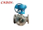 Buy cheap Stainless Steel 3 Way Ball Valve with T-Port and Gear Operation for Water Oil Gas Air from wholesalers