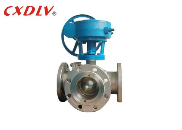 Buy cheap Stainless Steel 3 Way Ball Valve with T-Port and Gear Operation for Water Oil Gas Air from wholesalers