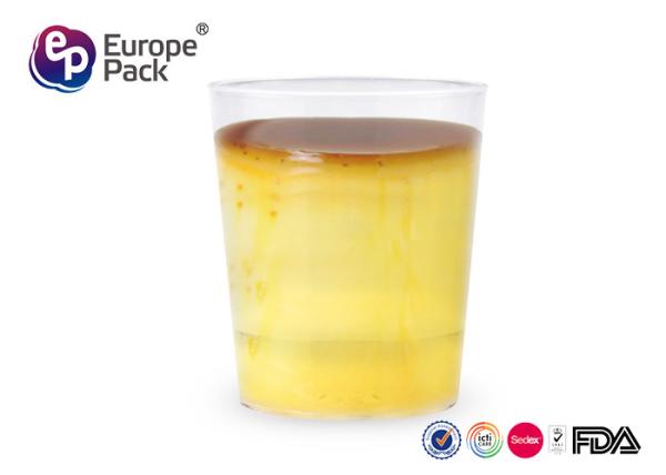 Buy cheap Food Grade Disposable Plastic Dessert Cup PS Material Tasting Container from wholesalers