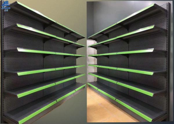 Buy cheap Surpermarket Gondola Grocery Store Shelving / OEM Grocery Display Stands from wholesalers