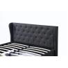 Buy cheap Minimalist 160*200cm King Size Platform Bed Frame Four Drawers from wholesalers