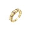 Buy cheap Zircone Neutral 18k Gold Rings Fashion Hypoallergenic 18 Carat Gold Wedding Band from wholesalers