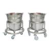 Buy cheap Hospital Movable Stainless Steel Kick Bucket With Rolling Stand from wholesalers