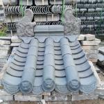 Classic Grey Clay Roofing Tiles Durable Fireproof Eco Friendly Roof Solution