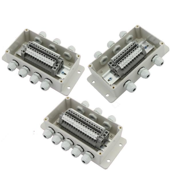 Buy cheap CCTV Camera Monitor Cable Distribution Junction Box 158*90*60mm Waterproof Wall Mount With Connectors from wholesalers