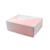 Buy cheap T Shirt Pink Corrugated Shipping Box Flip Up Packaging Custom Printing from wholesalers