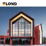 Metal Tempered Glass Aluminum Clad Windows Double Sliding Glass Triple Glazed